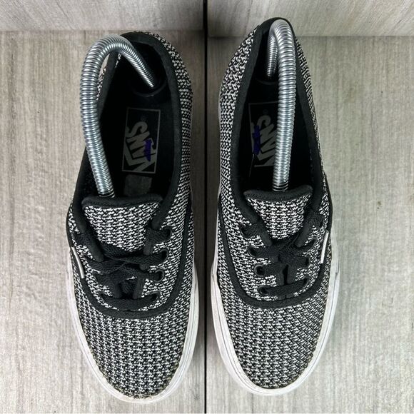 Vans Authentic Platform 2.0 Black White Plaid Chunky Sneaker Shoe Women Size 6.5 - Picture 6 of 10